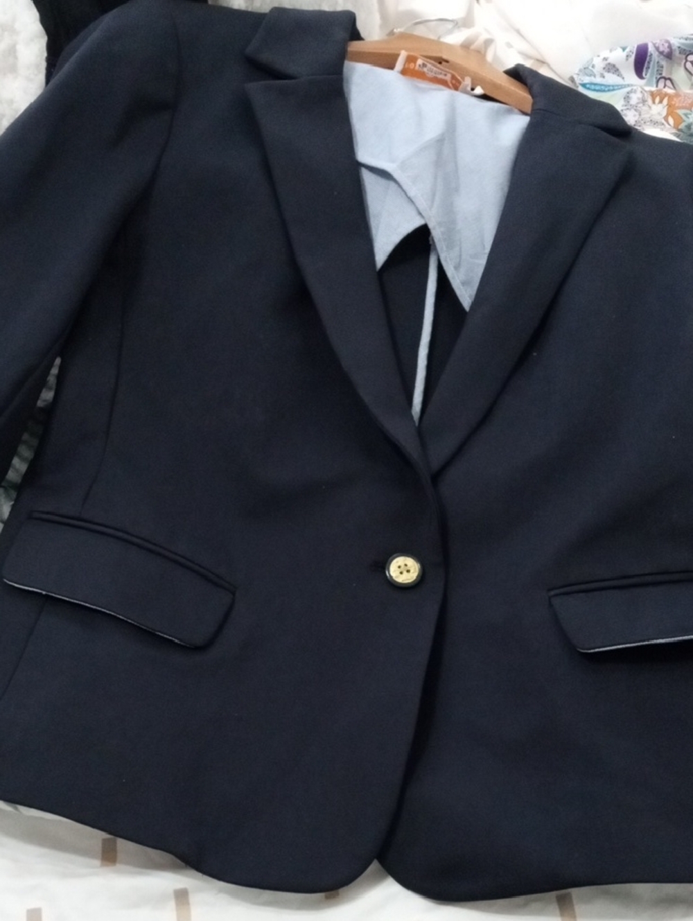 Tory Burch Black Single-Button Blazer - Picture 8 of 10
